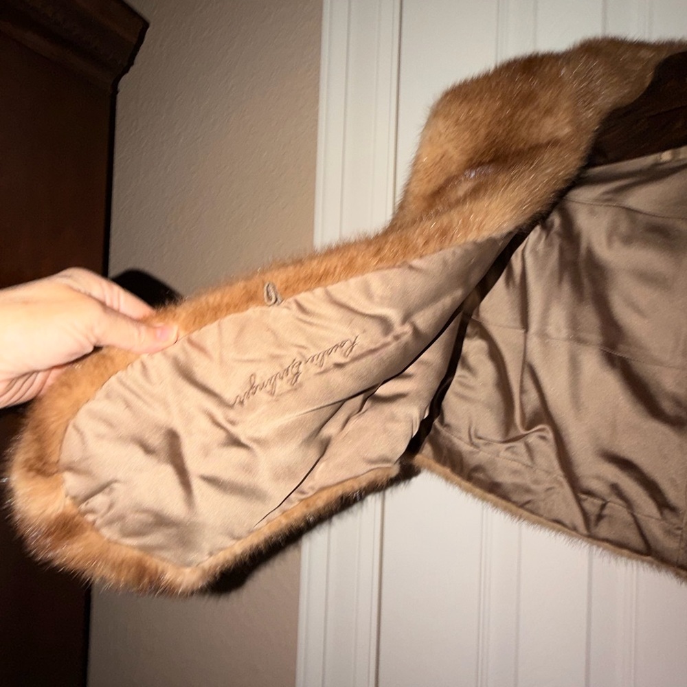 Vintage Ralph Rupley Brown Mink Wrap Stole- 
🩷Nice Condition For Its Age🩷 - Picture 7 of 16